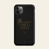 AD MAIOREM DEI GLORIAM iPHONE CASE