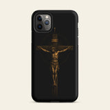 JESUS ON THE CROSS iPHONE CASE