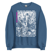 He Has Risen Sweatshirt In Indigo Blue