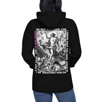 Woman Wearing A Faith Can Move Mountains Hoodie In Black