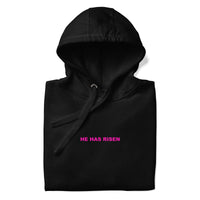 Close Up Of A Faith Can Move Mountains Hoodie In Black