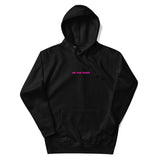 Front View Of A Faith Can Move Mountains Hoodie In Black