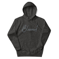 Charcoal Heather Blessed Hoodie