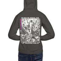 Man Wearing A Faith Can Move Mountains Hoodie In Vintage Black