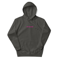 Front View Of A Faith Can Move Mountains Hoodie In Vintage Black