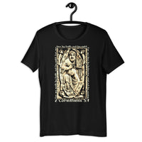Black 2 Corinthians 5:7 T-shirt On Hanger