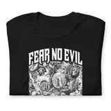 Close Up Of A Black Fear No Evil T-shirt