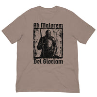 Ad Maiorem Dei Gloriam T-shirt In Pebble