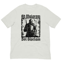 Ad Maiorem Dei Gloriam T-shirt In Silver