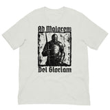 Ad Maiorem Dei Gloriam T-shirt In Silver